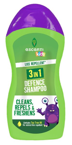 Escenti Kids 3-In-1 Lice Repellent Defence Shampoo 300ml