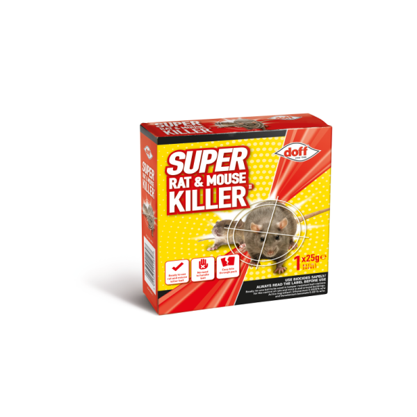 Premium Doff super rat & mouse killer refill sachet 25g