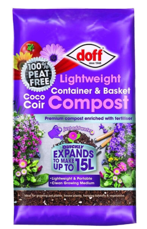 Doff Lightweight Container & Basket Compost 15l