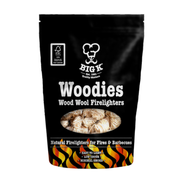 Premium Big k woodies wood wool firelighters