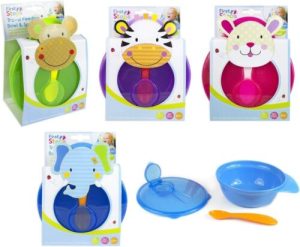 First Steps Travel Feeding Bowl With Lid And Spoon