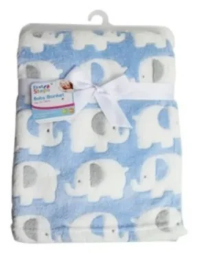 First Steps Elephant Baby Blanket