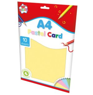 Kids Create A4 Pastel Card 10 Sheets