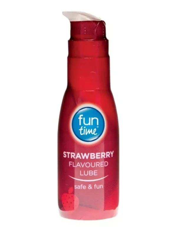 Premium Fun time strawberry flavoured lubricant 75ml