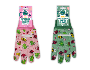 Rowan Little Green Fingers Kids Patterned Garden Gloves