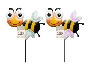 Rowan Happy Bee Metal Garden Stake 2