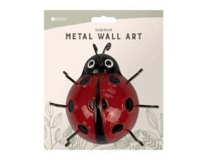 Rowan Ladybird Metal Wall Decoration 18cm X 15cm