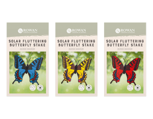 Rowan Solar-Powered Fluttering Butterfly Stake