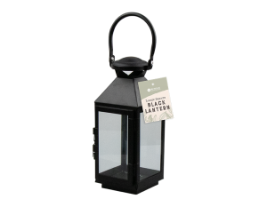 Rowan Large Square Black Lantern 35cm