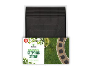 Rowan Black Plastic Stepping Stone 30cm