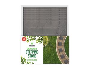 Rowan Grey Plastic Stepping Stone 30cm