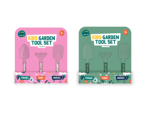 Rowan Little Green Fingers Kids Garden Tool Set 3pc