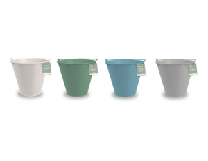 Rowan Round Tin Bucket Planter