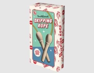 Gifts & Gadgets Wooden Handle Skipping Rope 82"