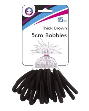 DID 5cm Thick Brown Bobbles 15pc
