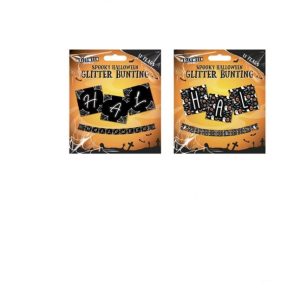 Halloween 11 Flag Spooky Glitter Bunting