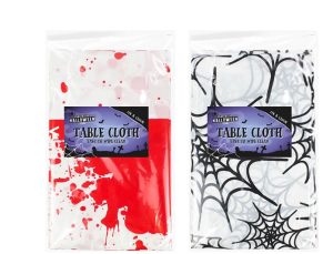 Halloween Blood & Cobweb Table Cloth 132cm X 178cm