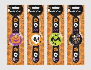 Halloween Flashing LED Snap Band