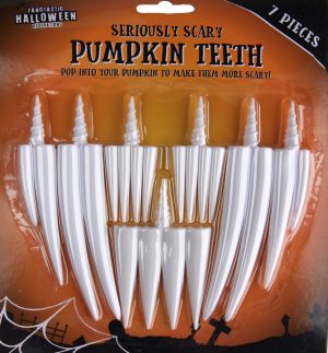 Halloween Pumpkin Teeth 7pc