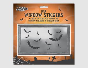 Halloween Bat Window Stickers Pack Of 2