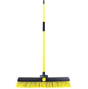 Charles Bentley Heavy Duty Bulldozer Broom With Handle 24