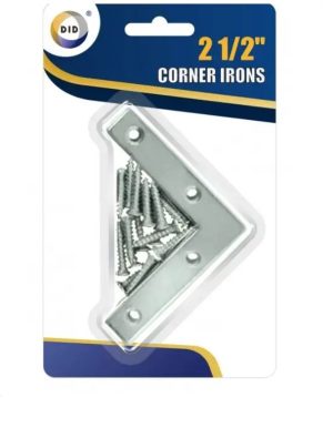 DID 2 1/2" Corner Irons PACK OF 4