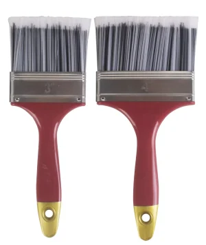 DID 3" & 4" Paint Brush Set 2pc