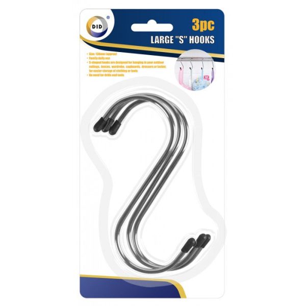 Premium Did large "s" hooks 3pc