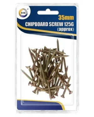 DID 35mm Chipboard Screws 125g