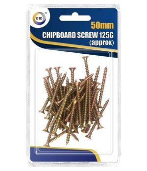 DID 50mm Chipboard Screws 125g