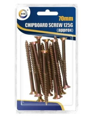 DID 70mm Chipboard Screw 125g