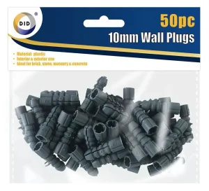 DID Wall Plugs 10mm Pack Of 50