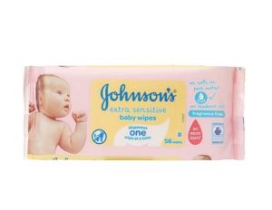 Johnson's Extra Sensitive Baby Wipes 56pc