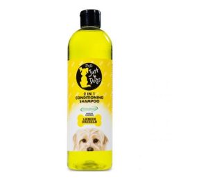 Dr J's Just 4 Dogs 2-In-1 Lemon Drizzle Conditioning Shampoo 500ml