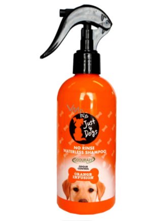 Dr J's Just 4 Dogs Orange Waterless Shampoo 300ml