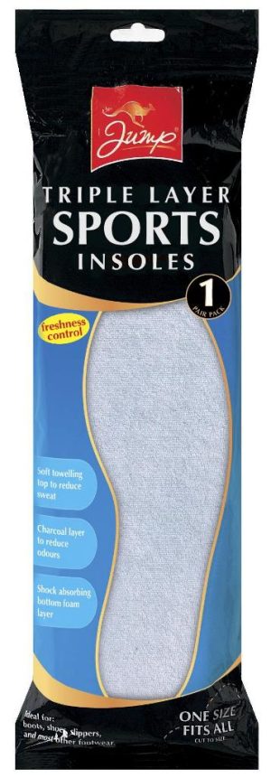 Jump Triple Layer Sports Shoe Insoles Pack Of 1