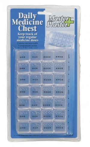 Weekly 28 Compartment Medicine Chest
