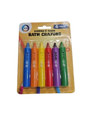 DID Scribble & Scrub Bath Crayons Pack Of 6