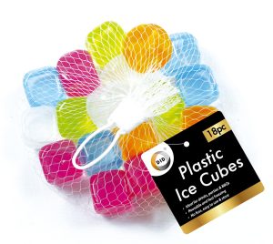 DID Plastic Ice Cubes Pack of 18