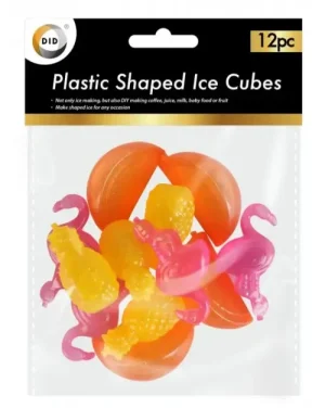 DID Plastic-Shaped Ice Cubes Pack of 12