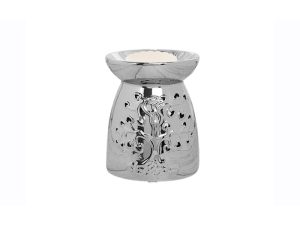 Leonardo Desire Aroma Silver Tree Of Life Wax Oil Burner