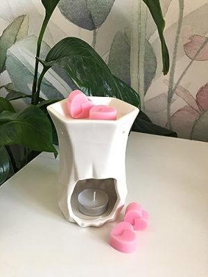 Leonardo Desire Aroma Geometric White Wax Oil Burner