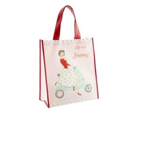 Mrs Smith Life Is A Journey Shopper Bag