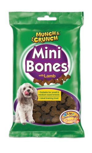 Munch & Crunch Lamb Mini Bones Dog Treats 150G