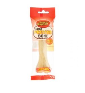 Munch & Crunch Rawhide Jumbo Pressed Bone