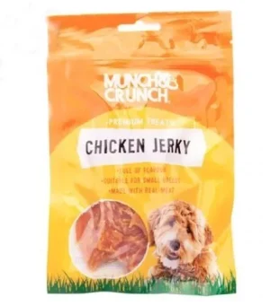 Munch & Crunch Chicken Jerky Dog Treats 70g
