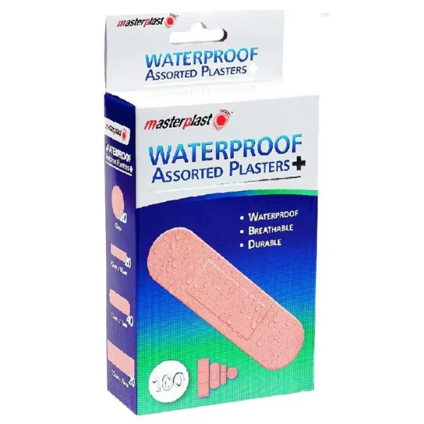 Premium Masterplast waterproof dressings 100pc