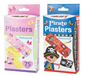 Masterplast Pirate & Princess Waterproof Plasters PACK OF 75