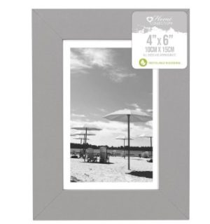 Home Collection Nottingham Grey Photo Frame 15cm X 20cm
