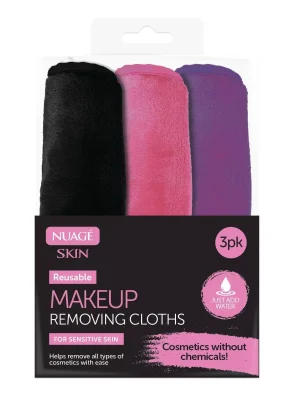 Nuage Reusable Makeup Removing Cloths Pack Of 3